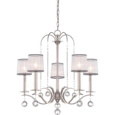 WHITNEY 5LT żyrandol glamour QZ/WHITNEY5 Quoizel Elstead Lighting